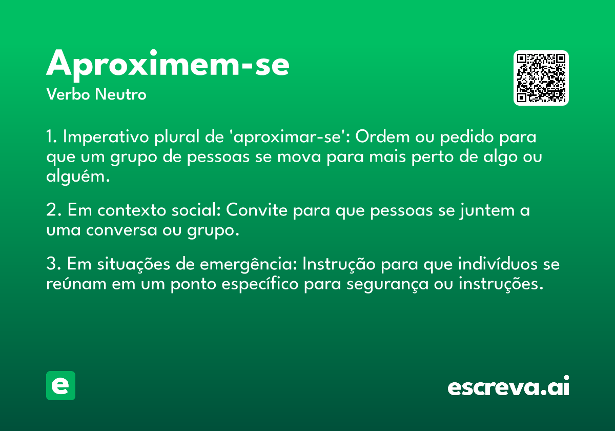 aproximem-se