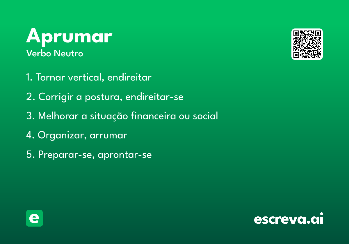 aprumar