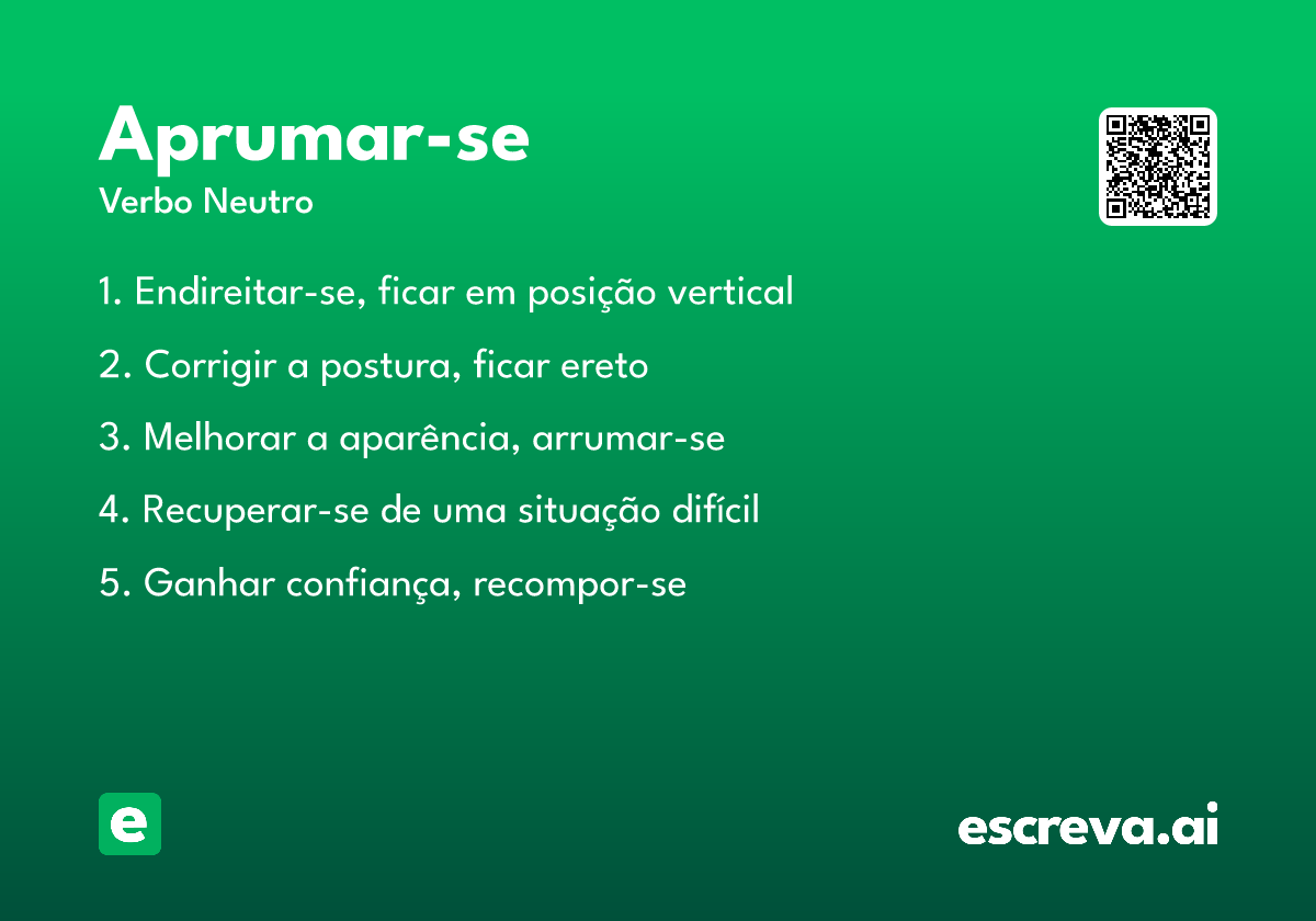 aprumar-se