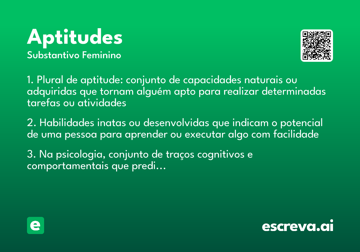 aptitudes