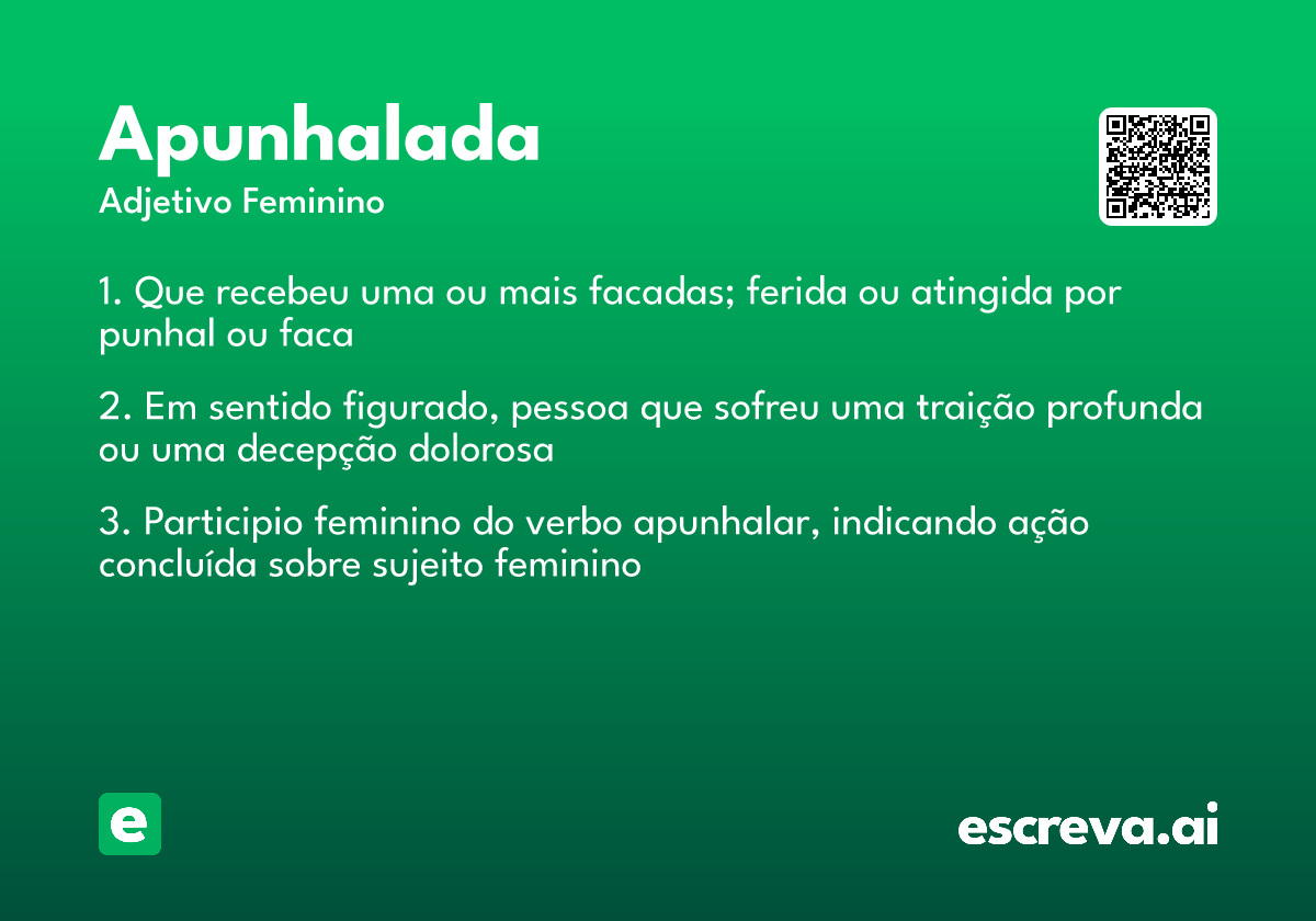apunhalada