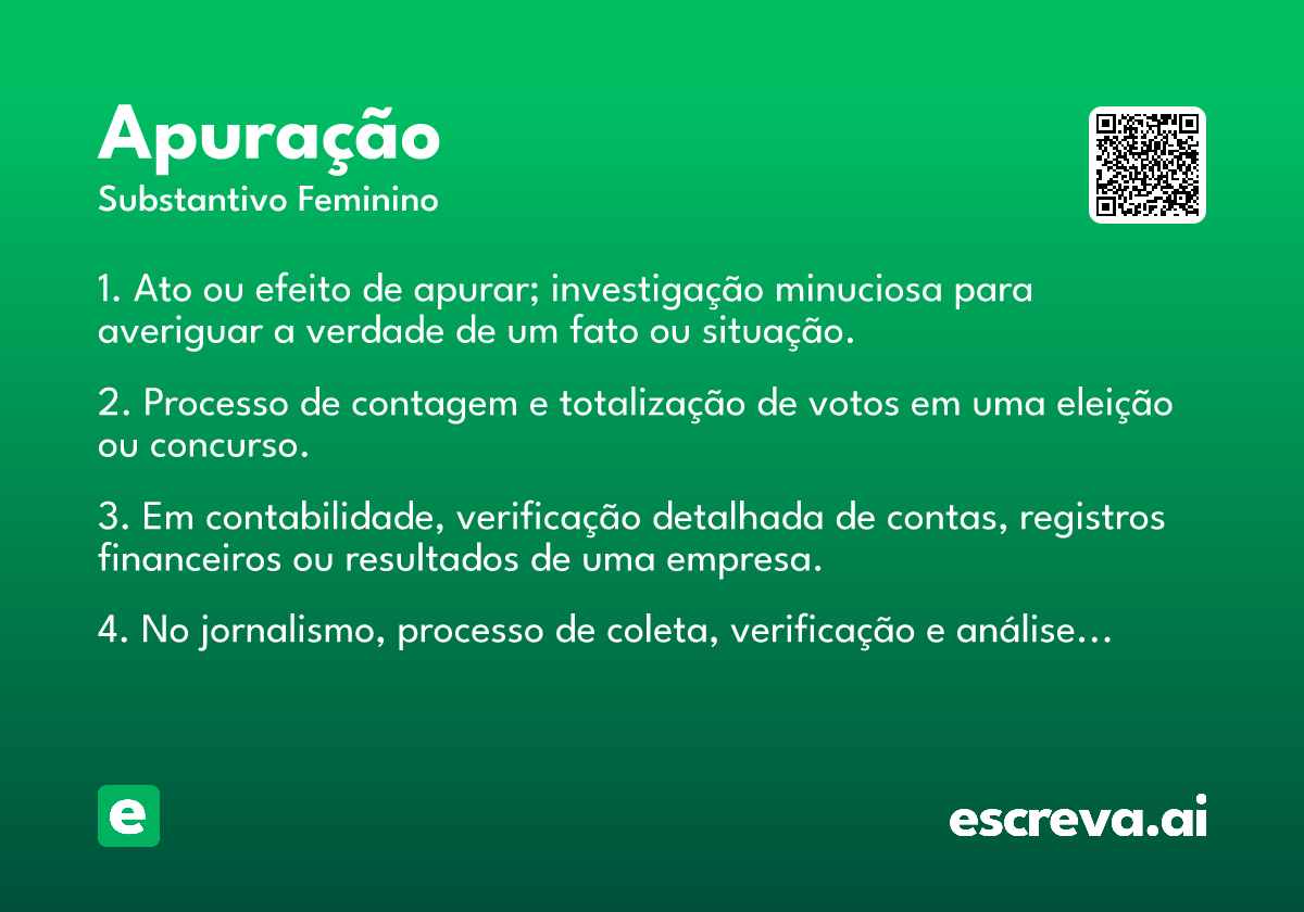 apuração