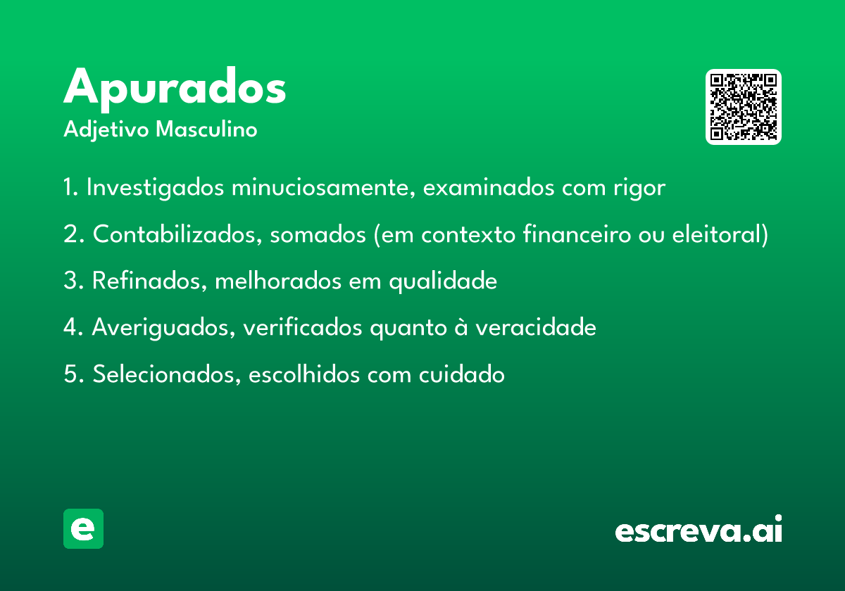 apurados