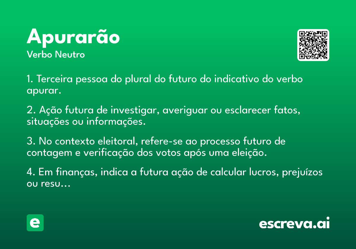 apurarão