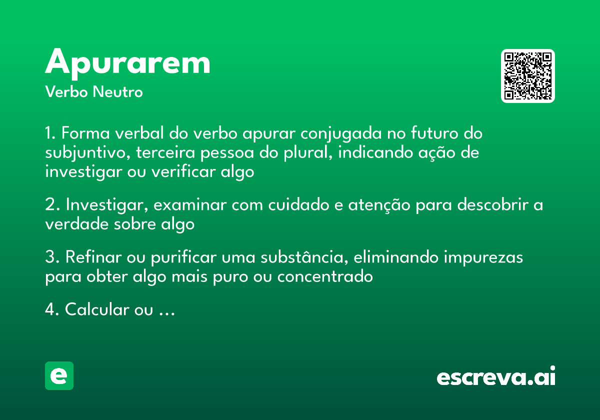 apurarem