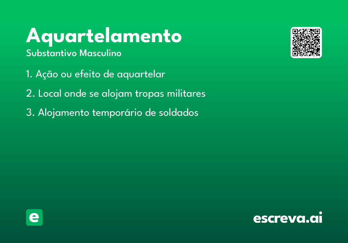 aquartelamento