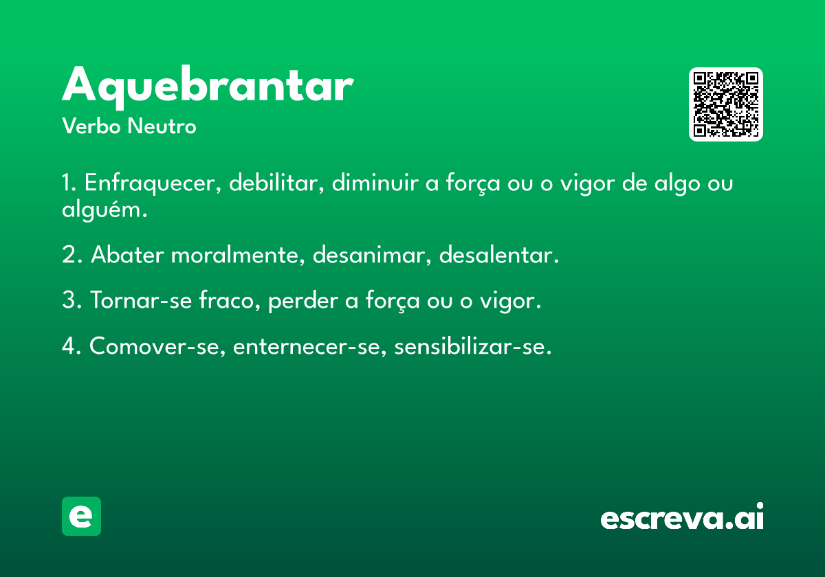 aquebrantar