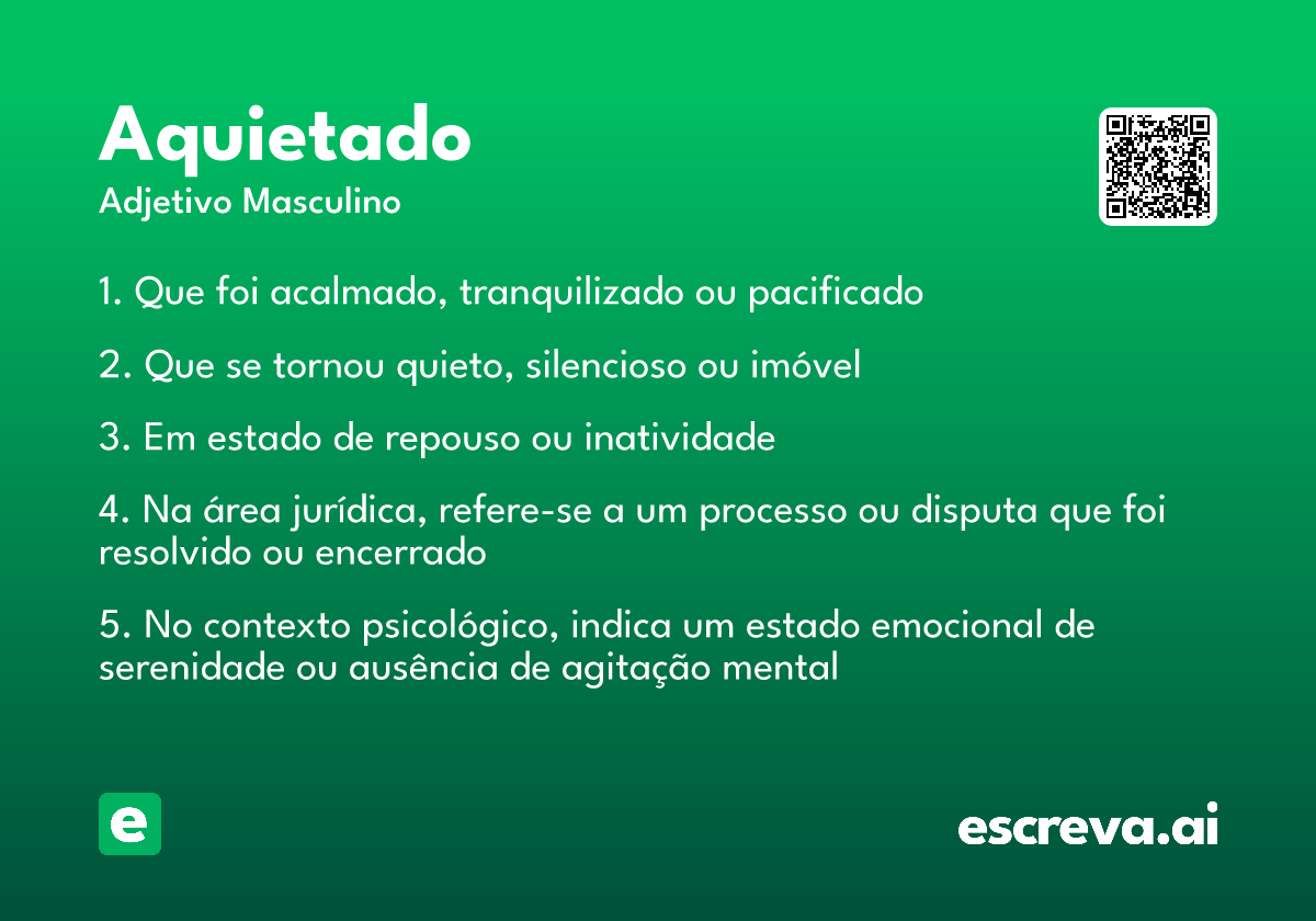 aquietado