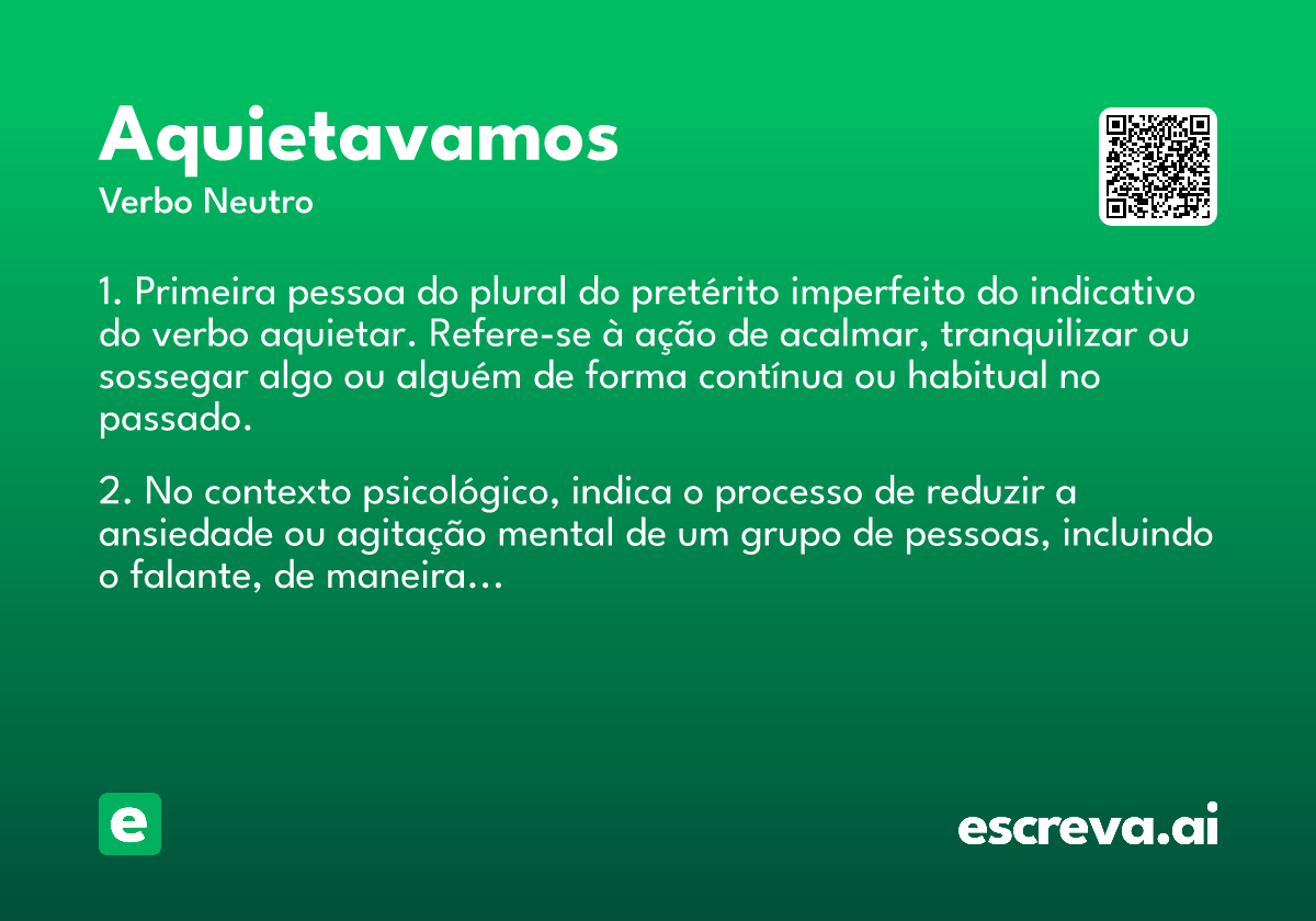 aquietavamos