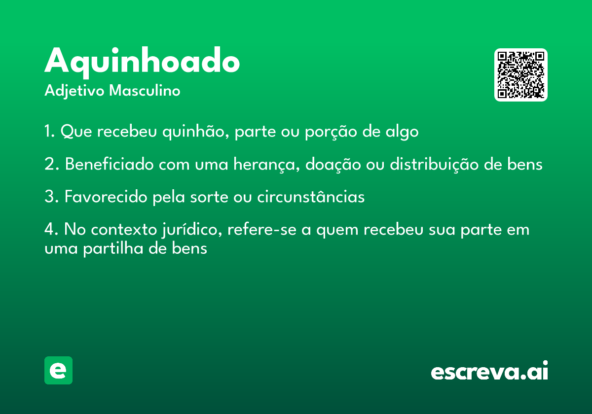 aquinhoado