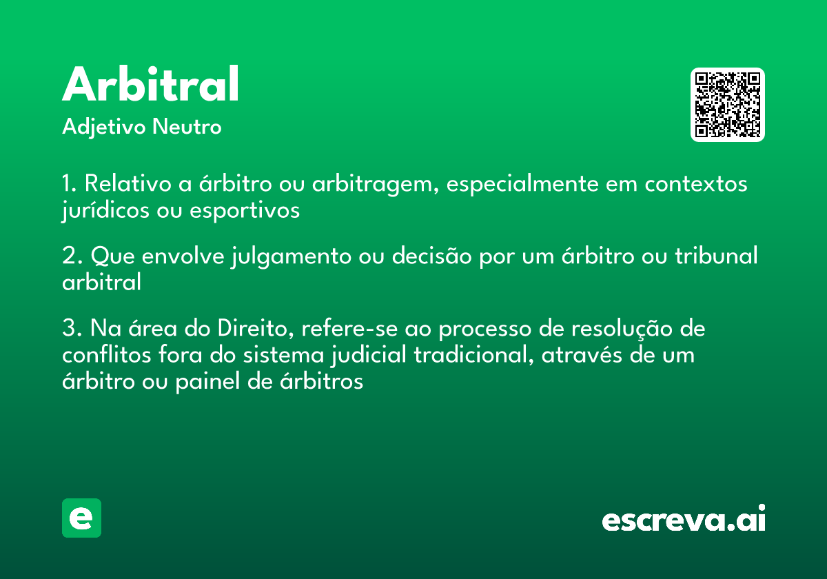 arbitral
