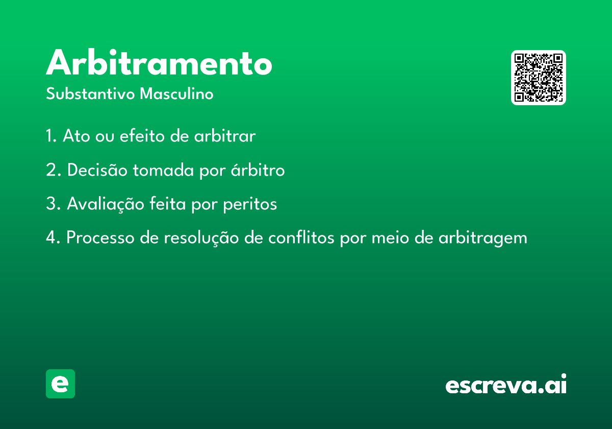 arbitramento
