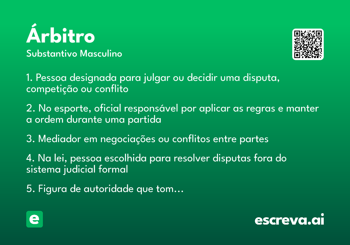 árbitro