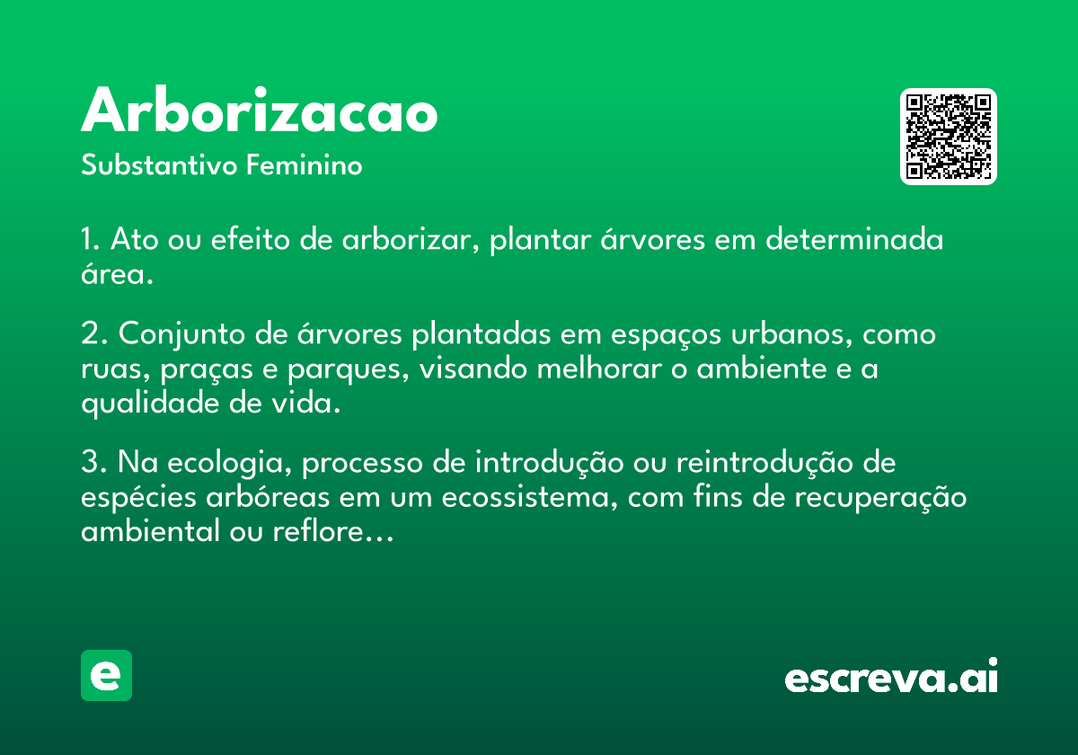 arborizacao