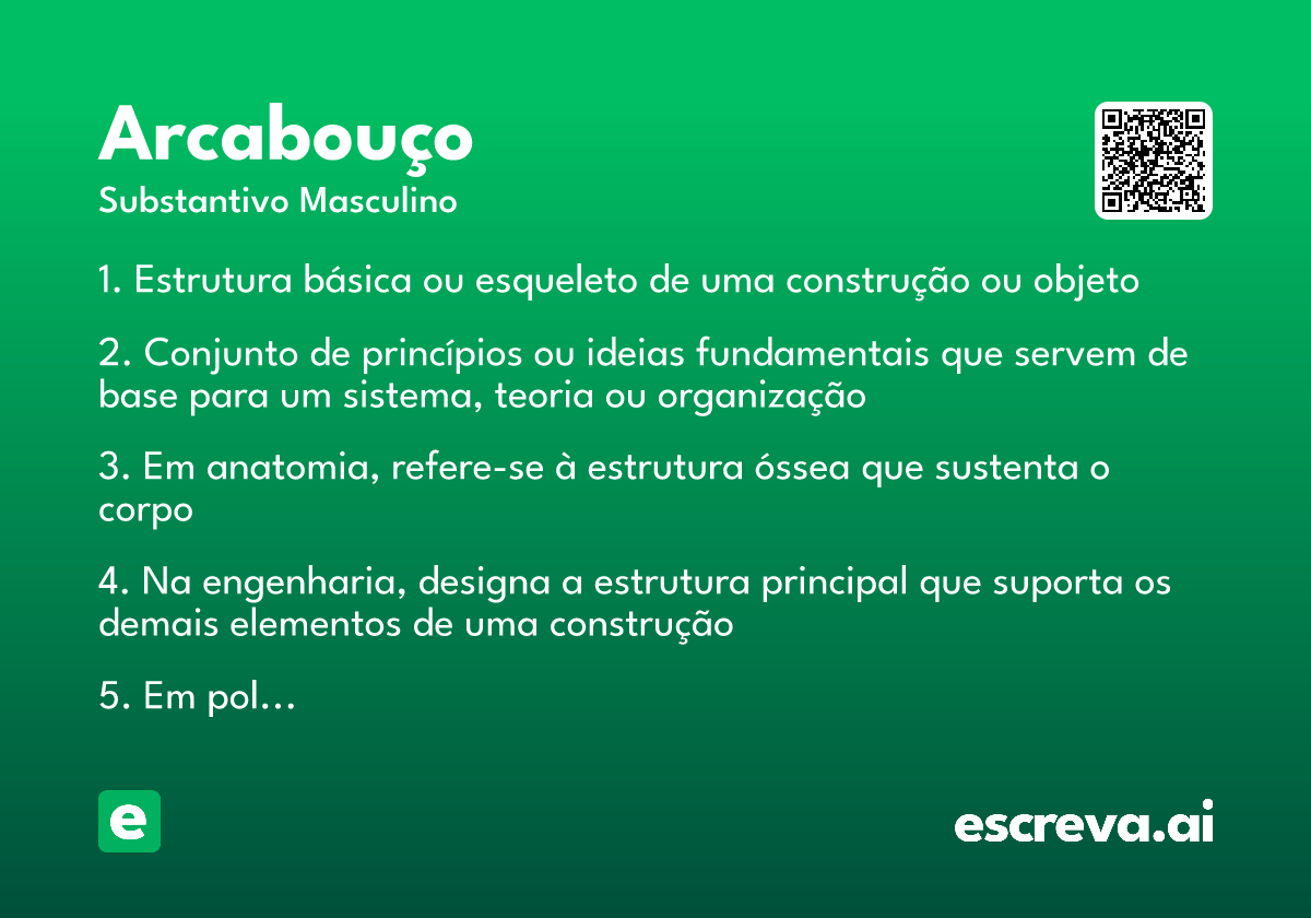 arcabouço