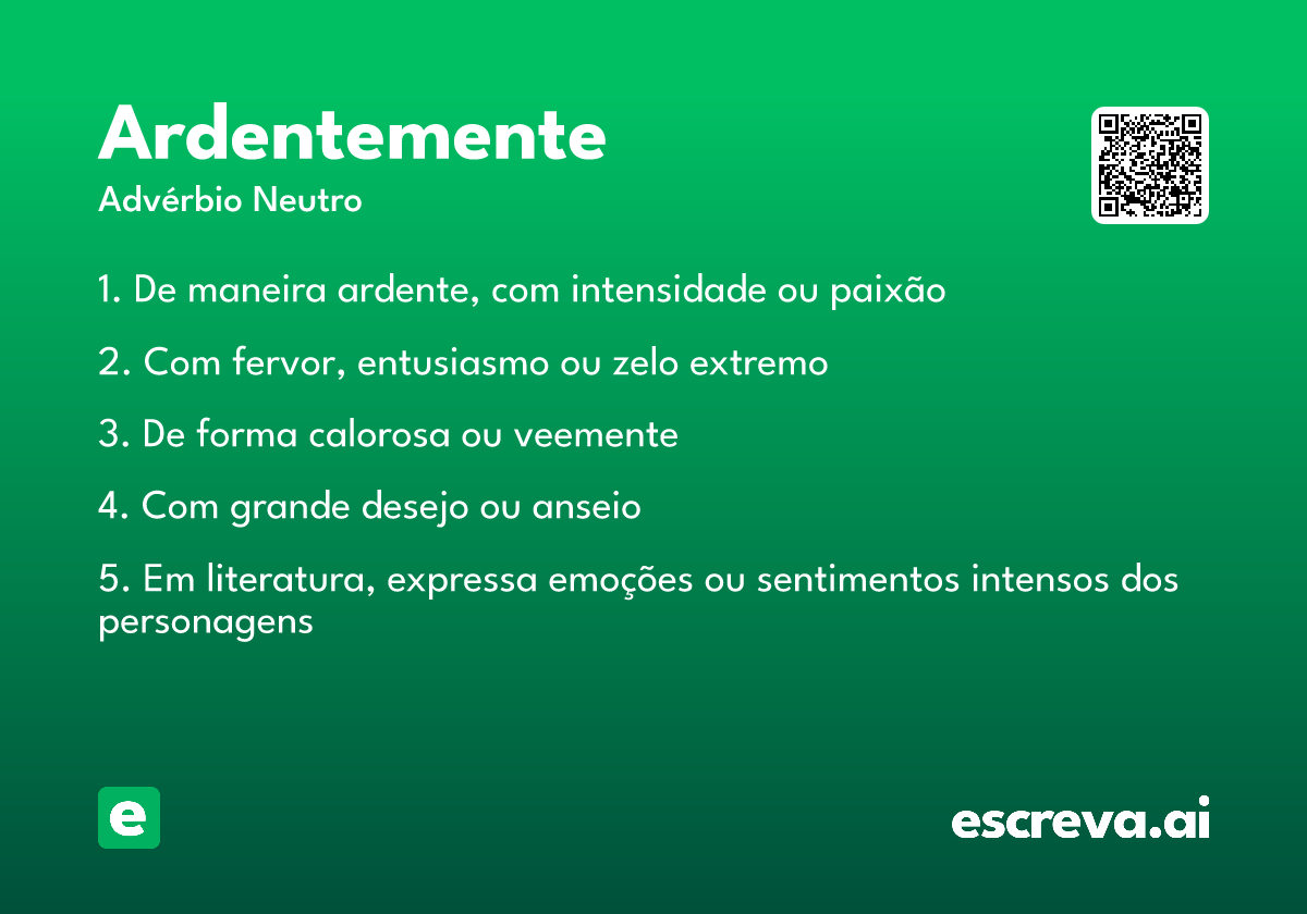 ardentemente