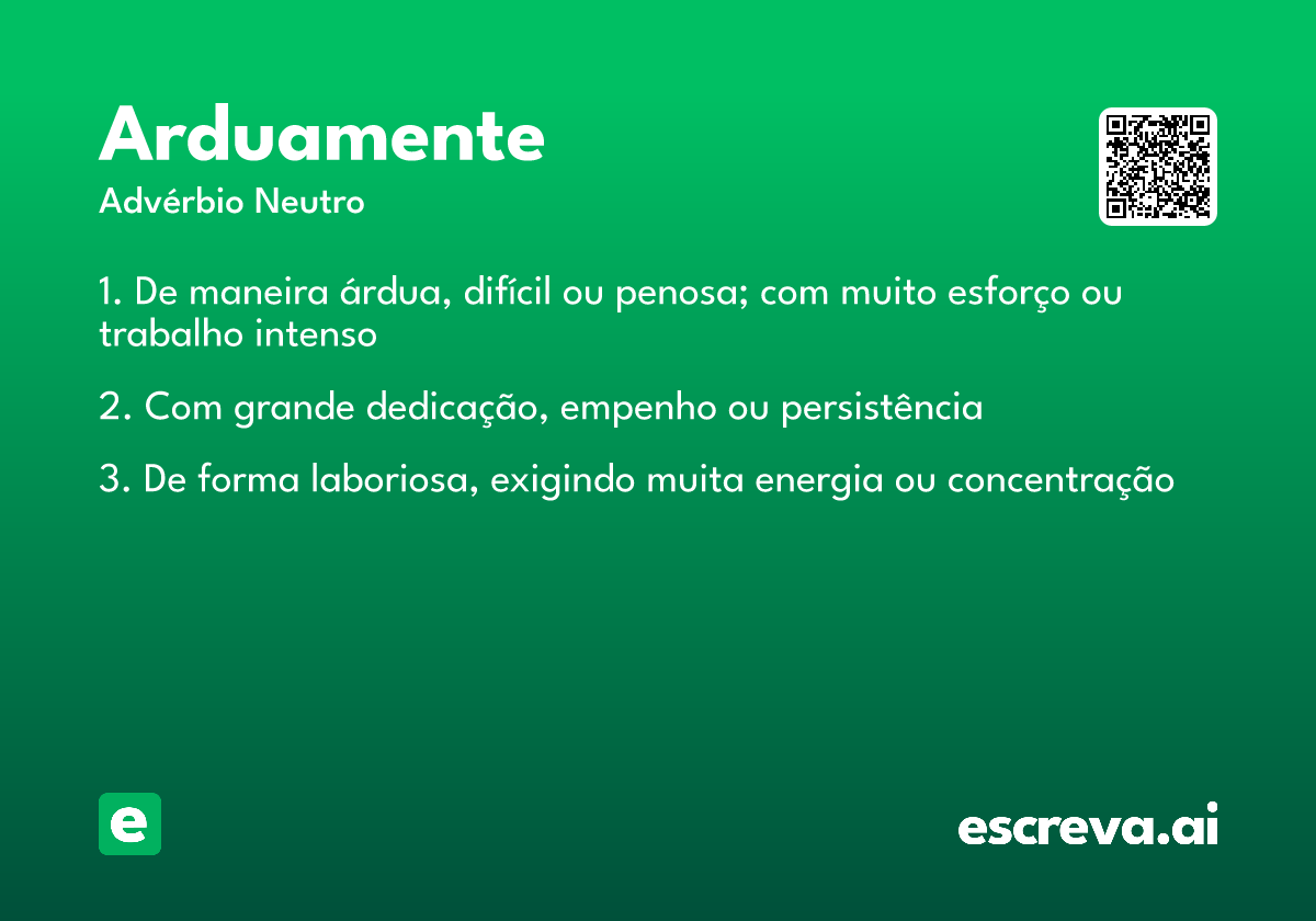 arduamente