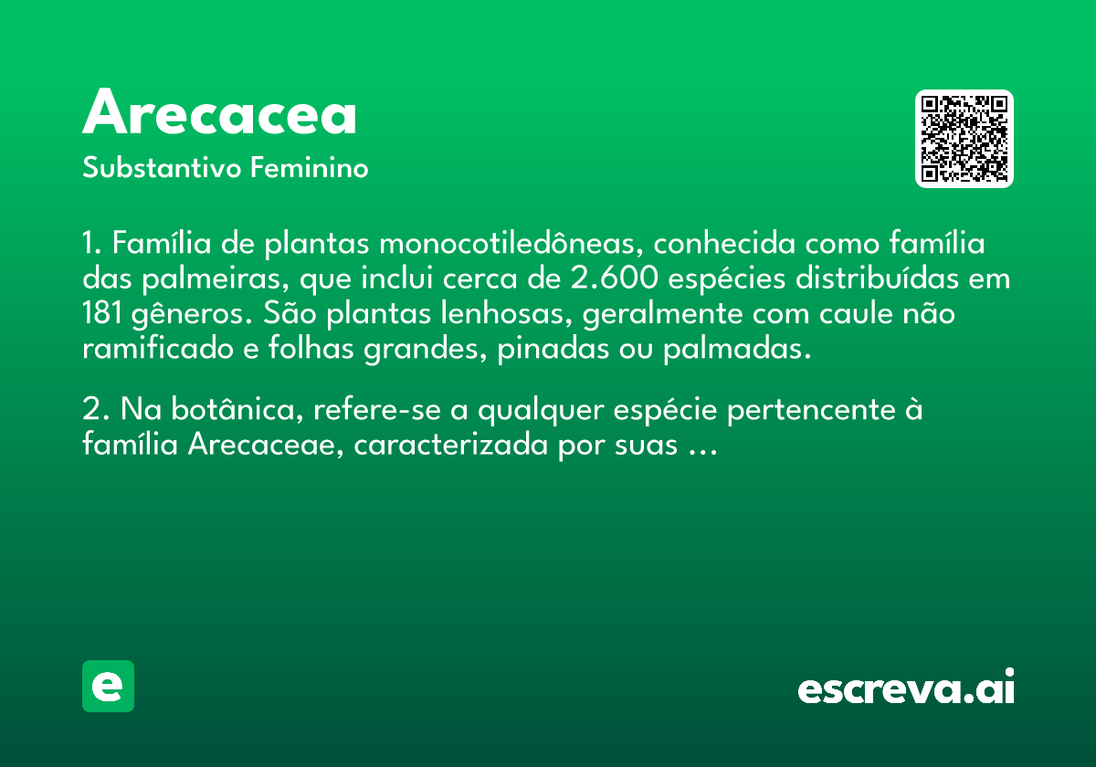 arecacea