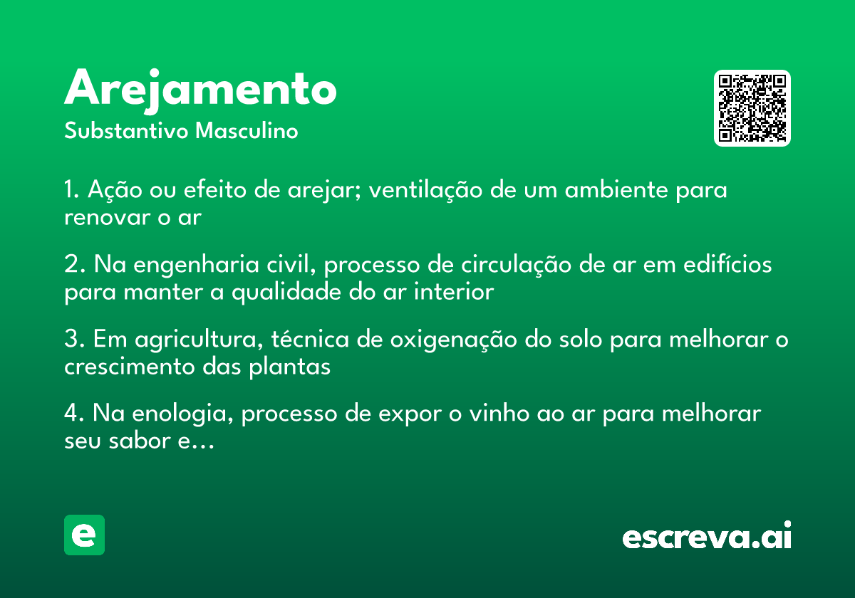 arejamento
