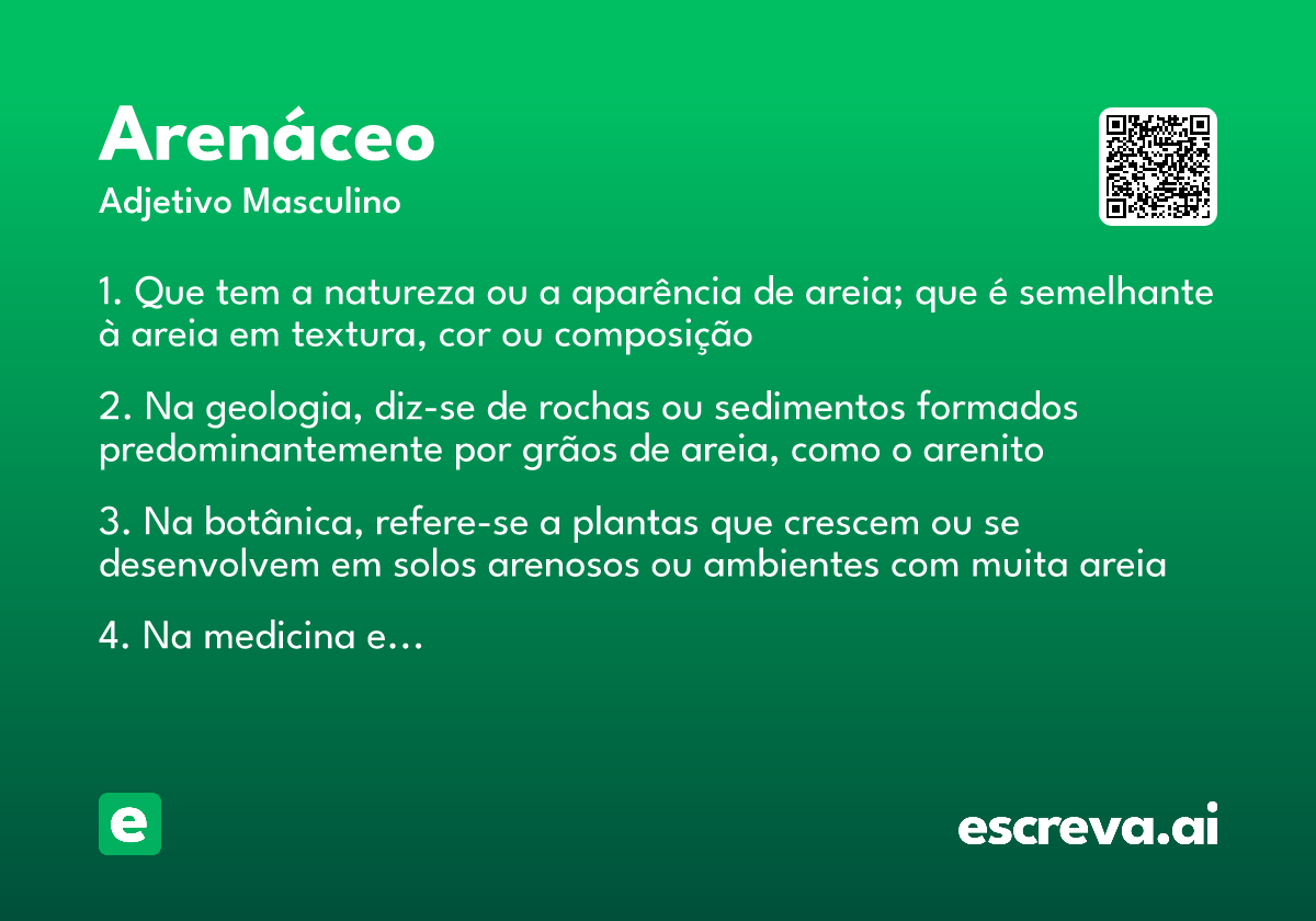 arenáceo