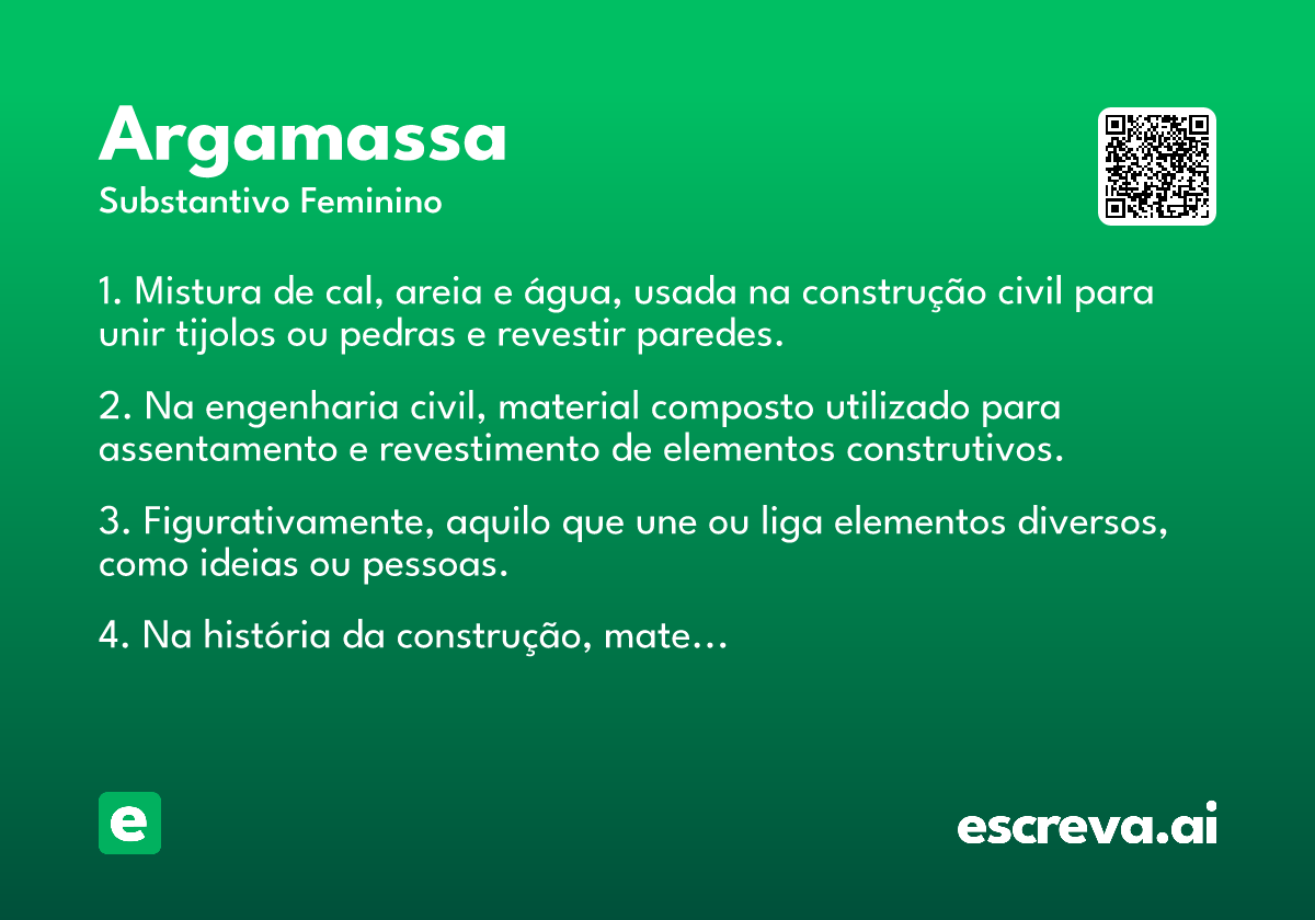 argamassa