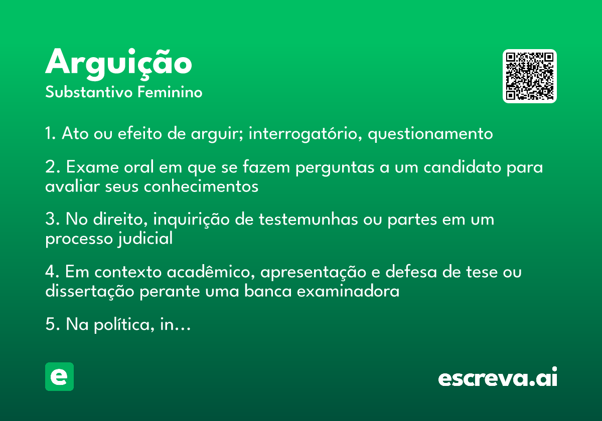 arguição