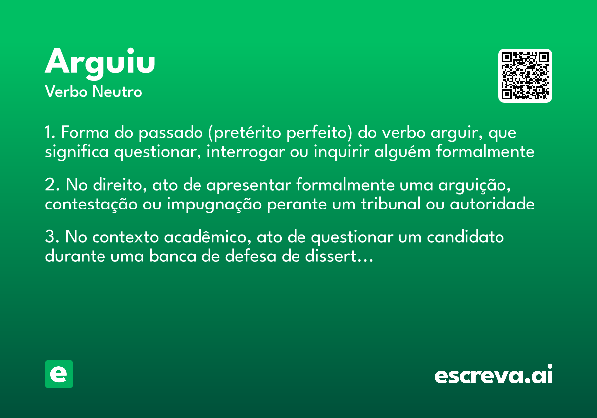 arguiu