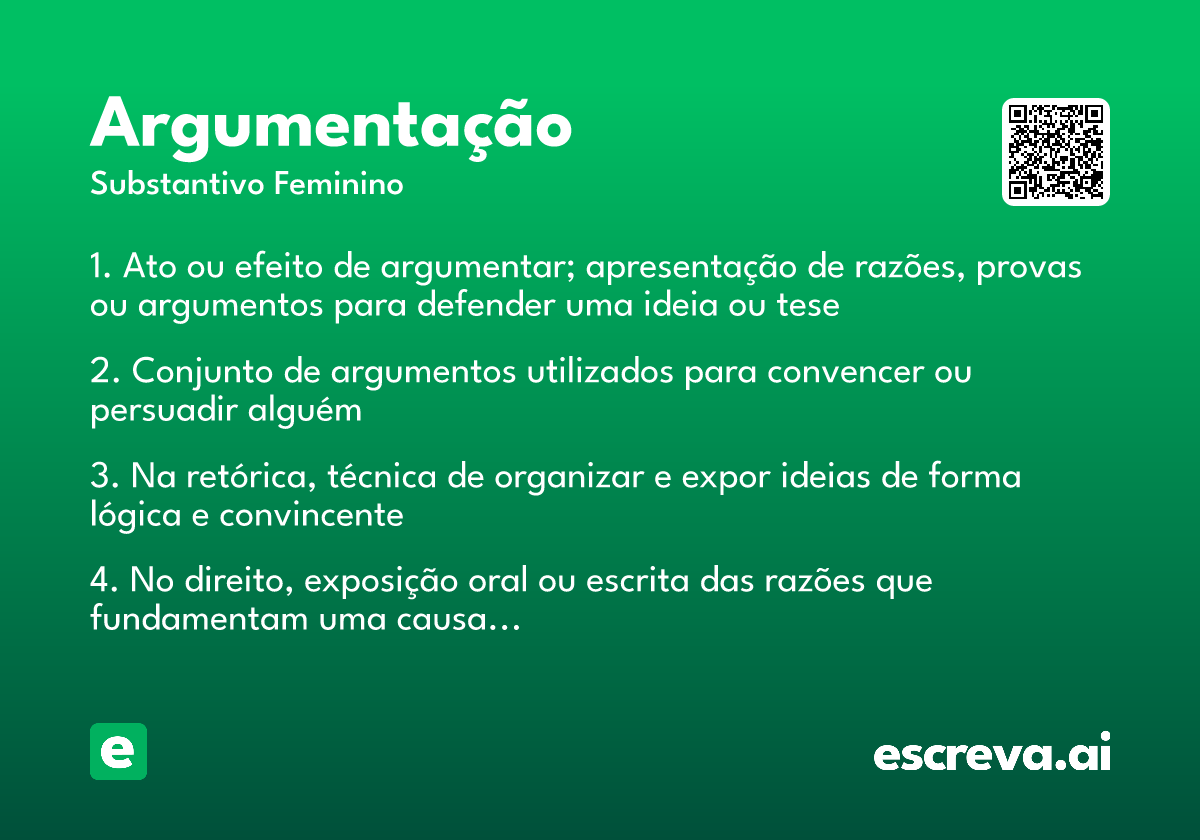 argumentação