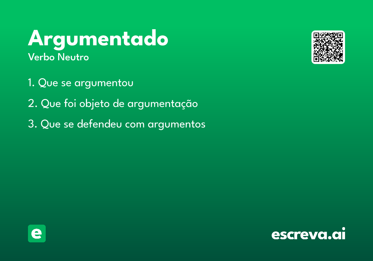 argumentado