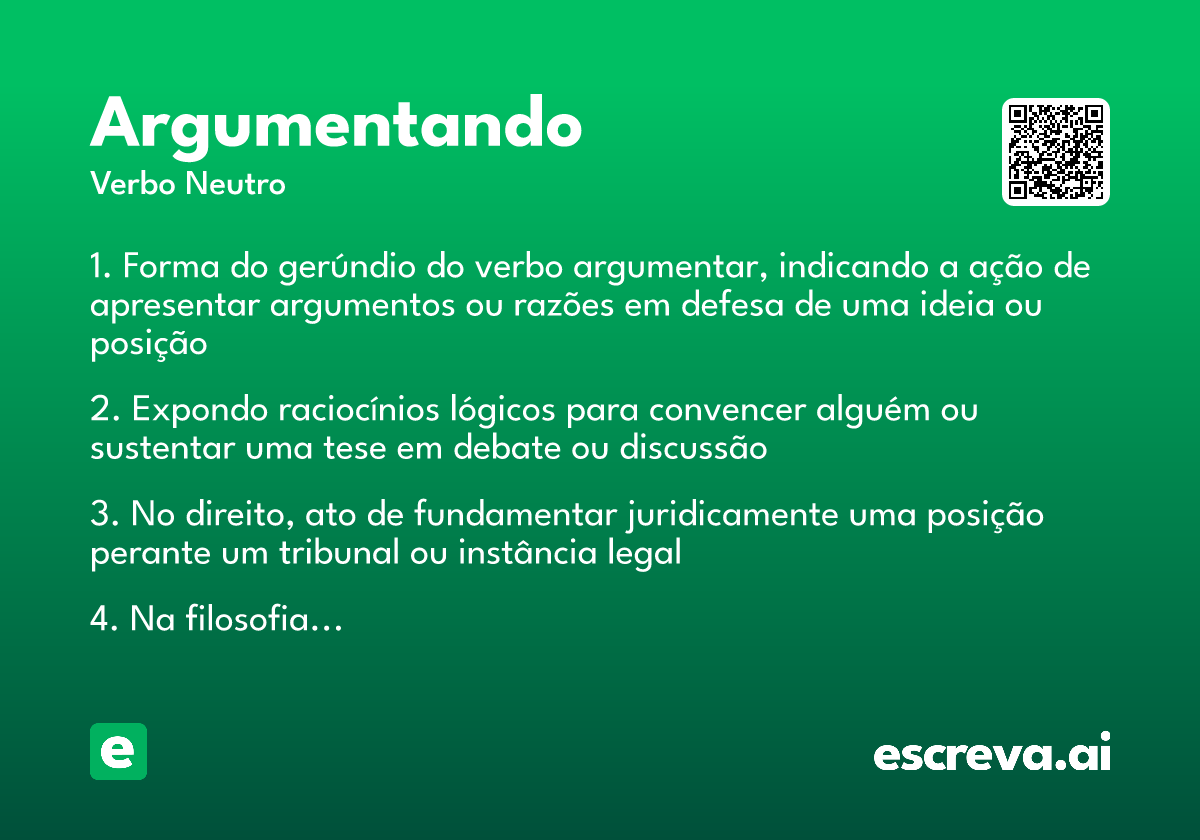 argumentando