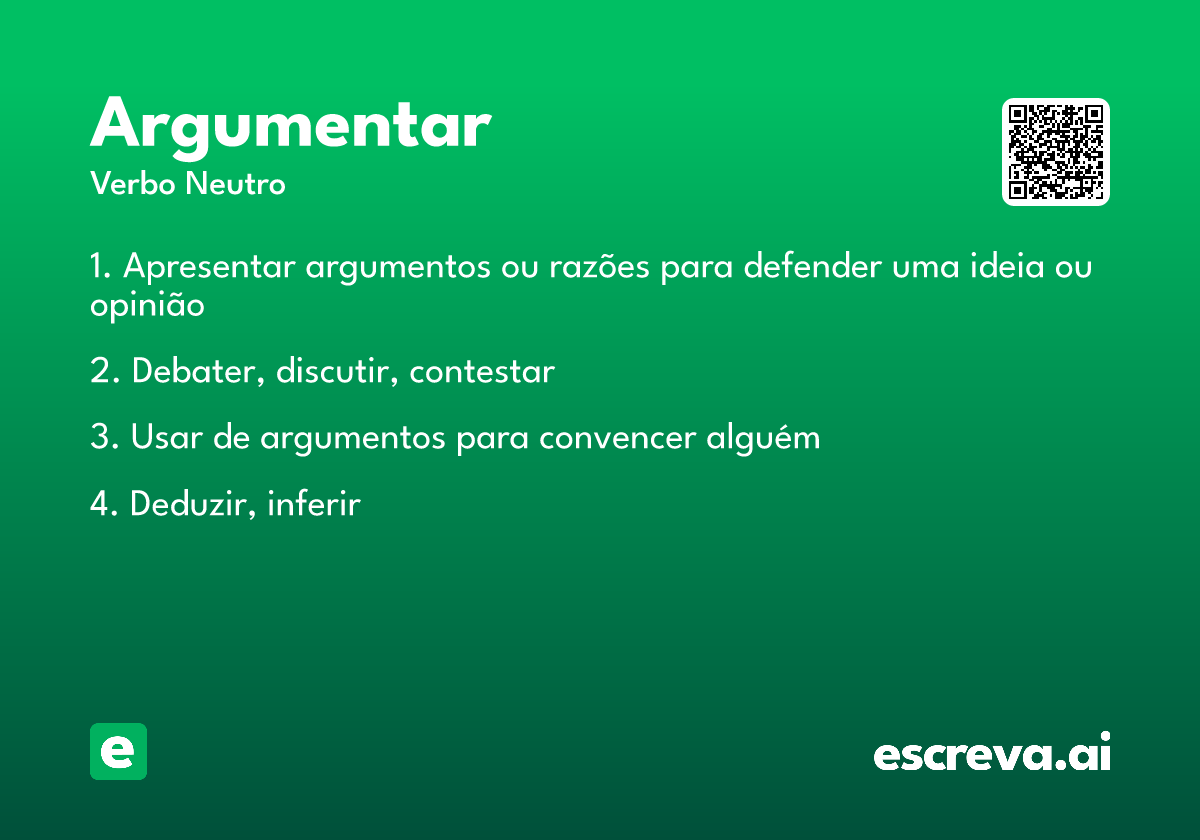 argumentar