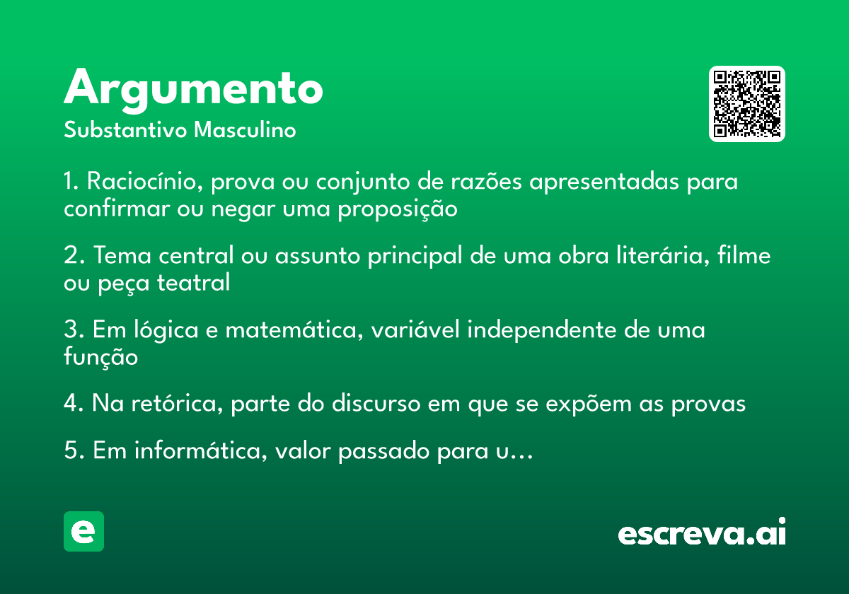 argumento