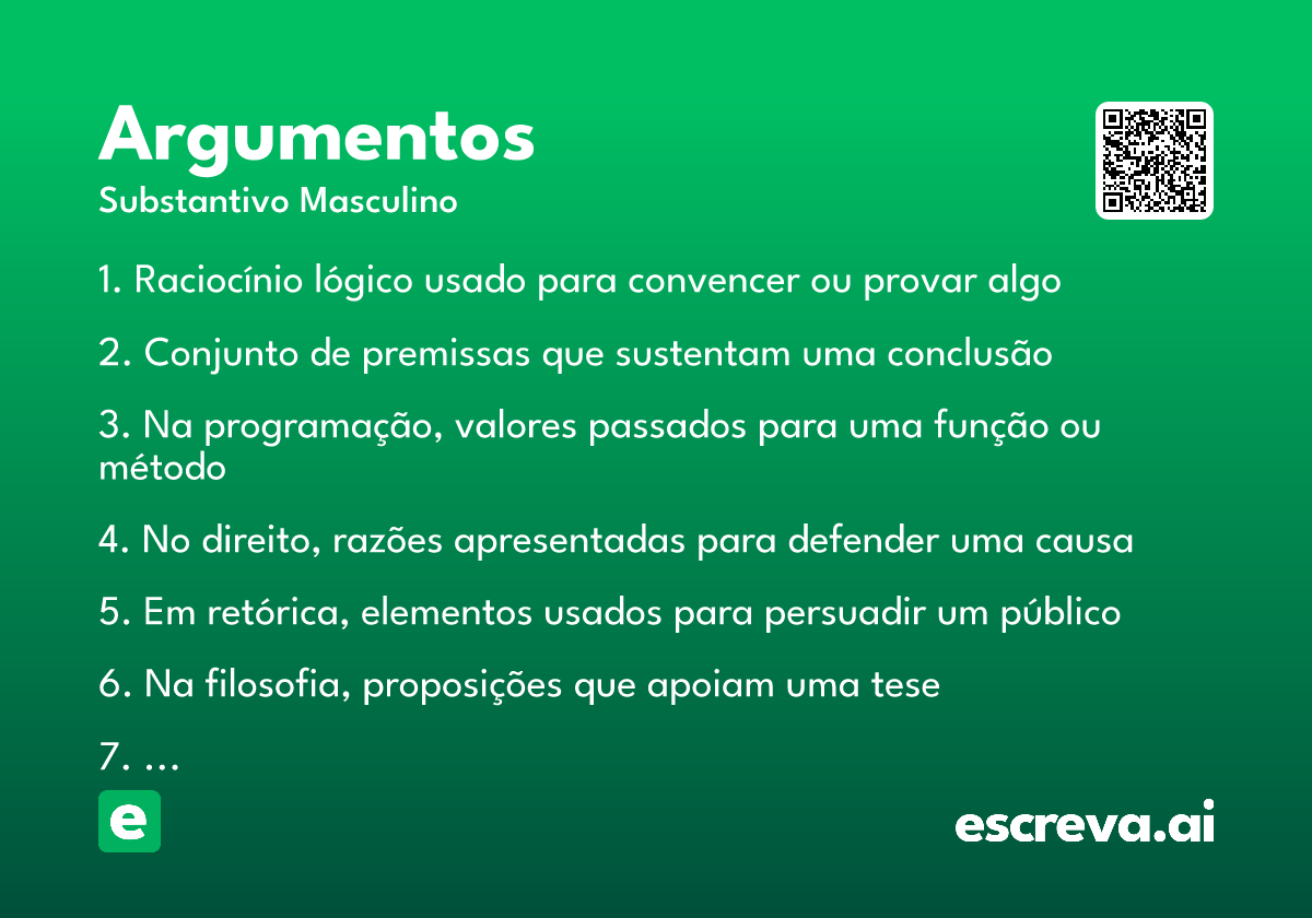 argumentos