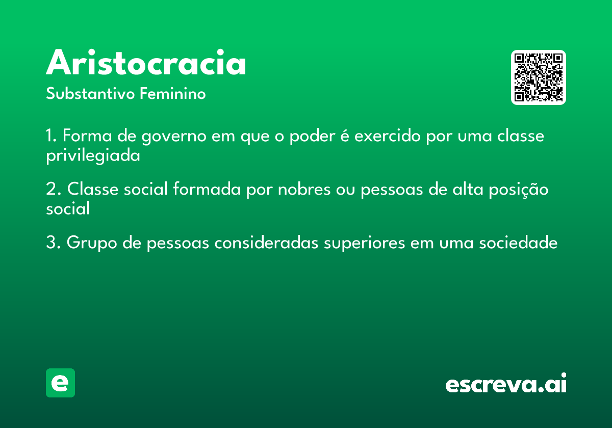 aristocracia