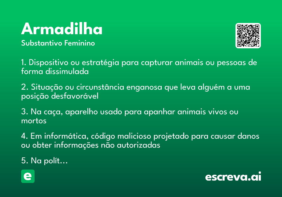 armadilha