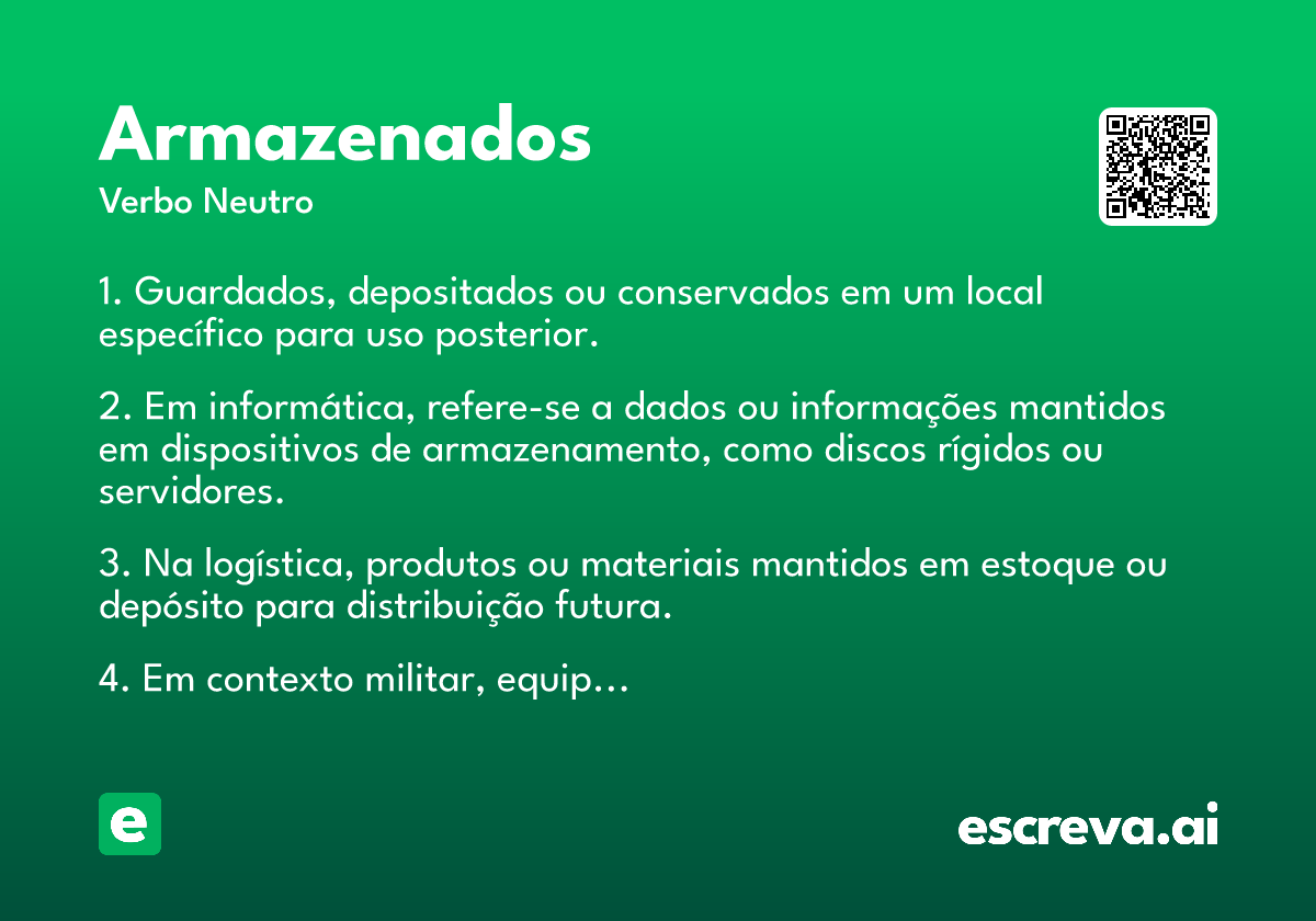 armazenados
