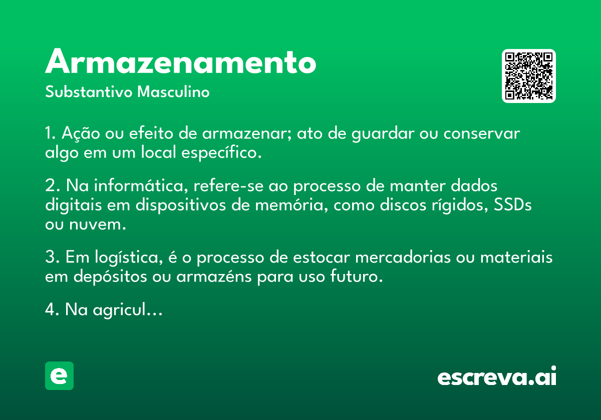 armazenamento