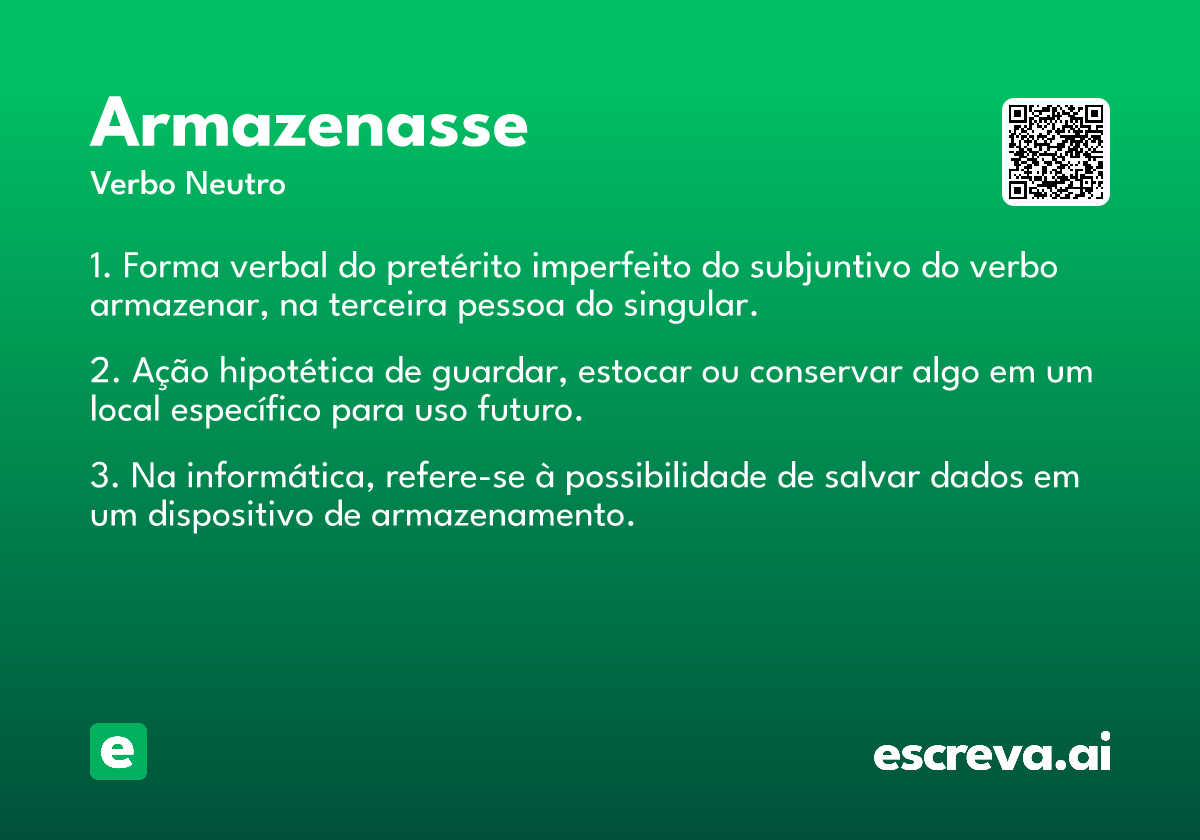 armazenasse