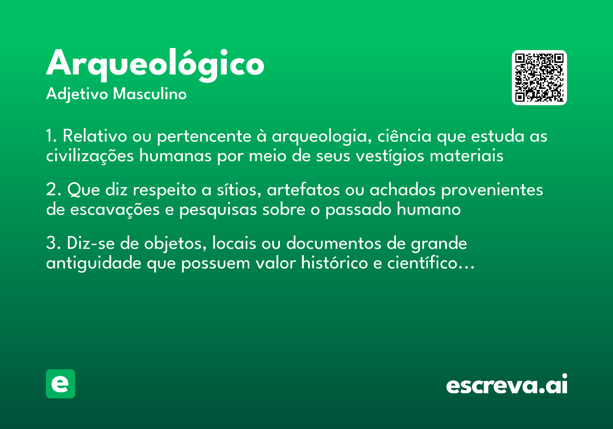 arqueológico