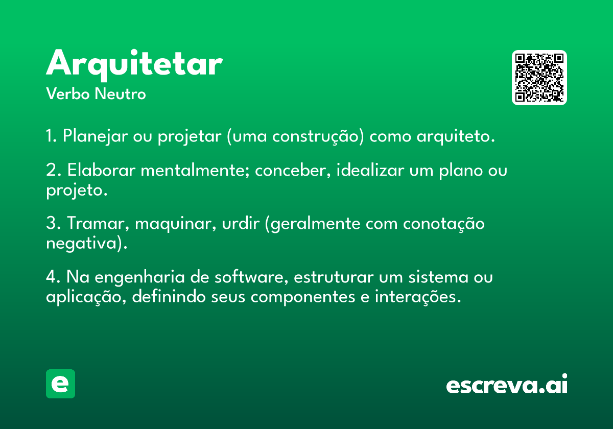 arquitetar