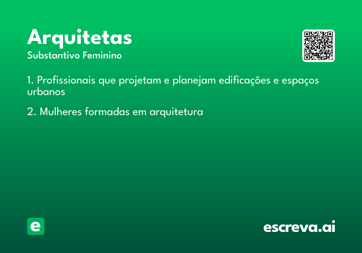 arquitetas