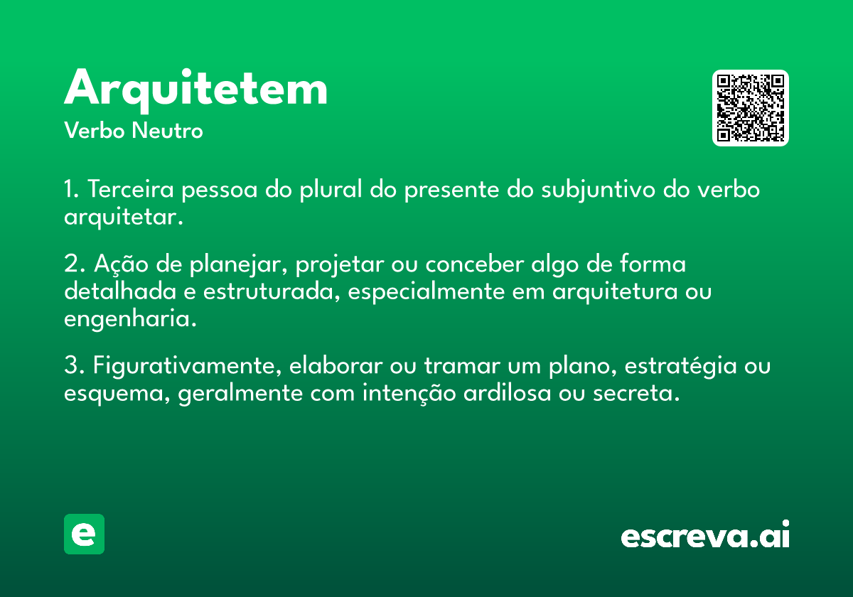 arquitetem