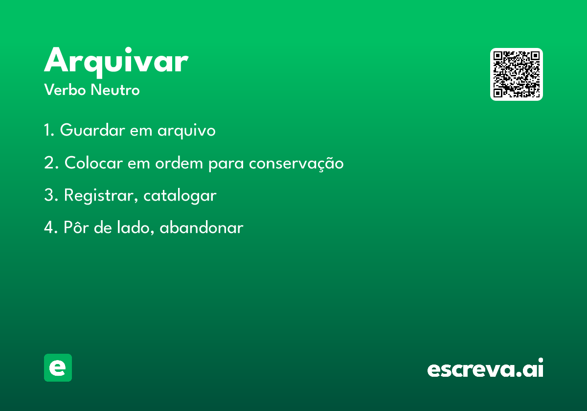 arquivar
