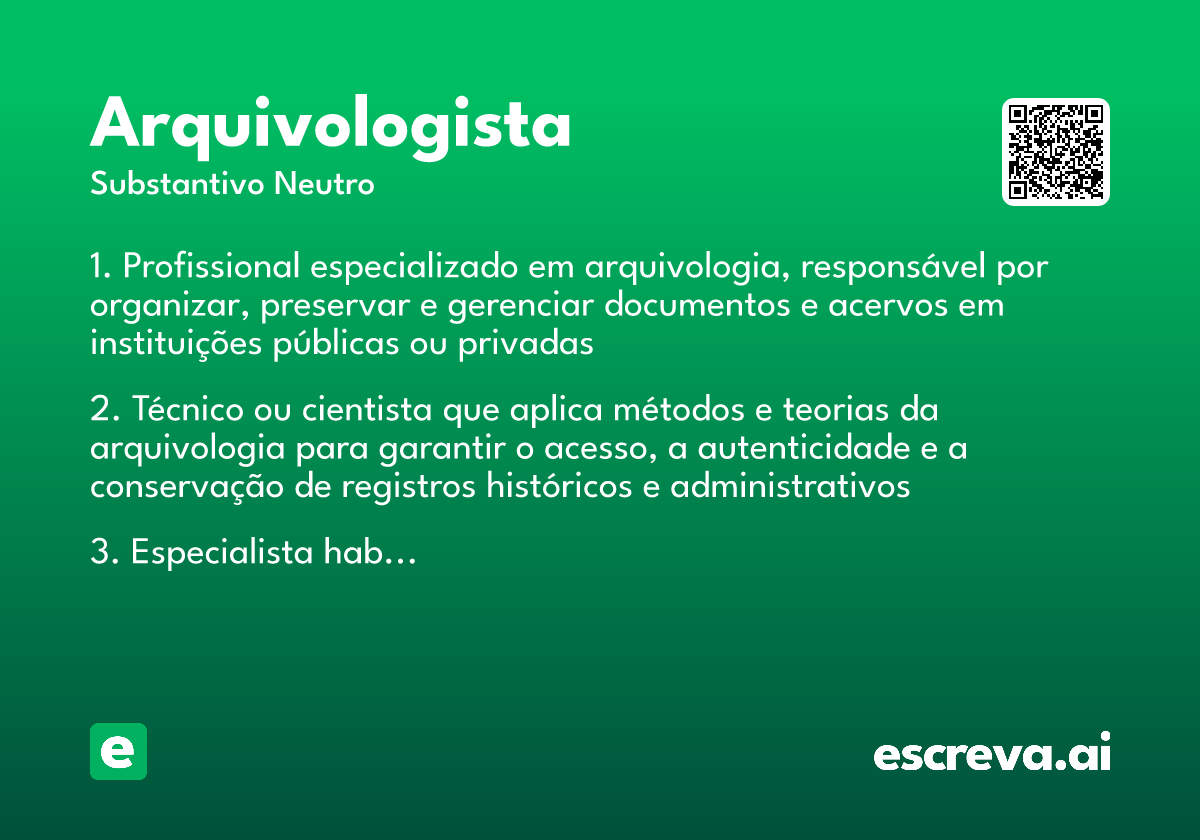 arquivologista