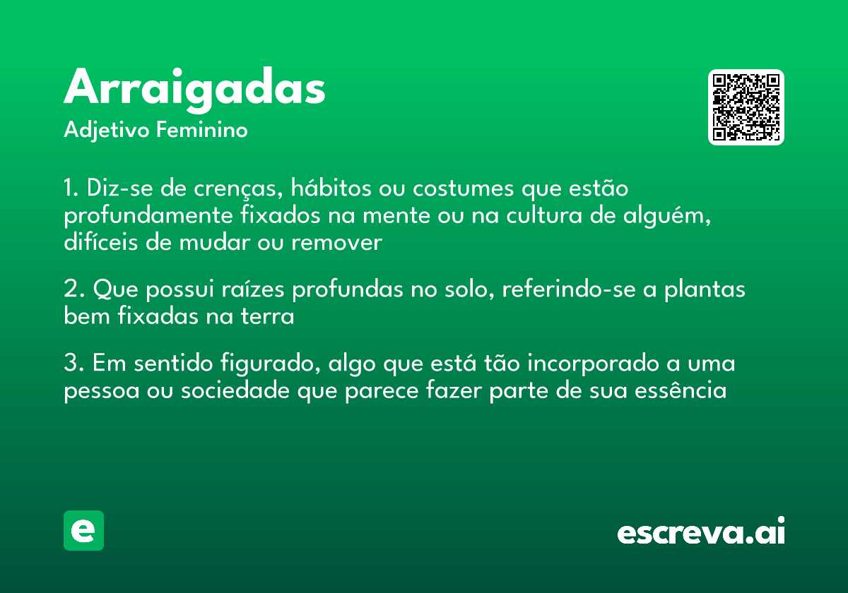 arraigadas