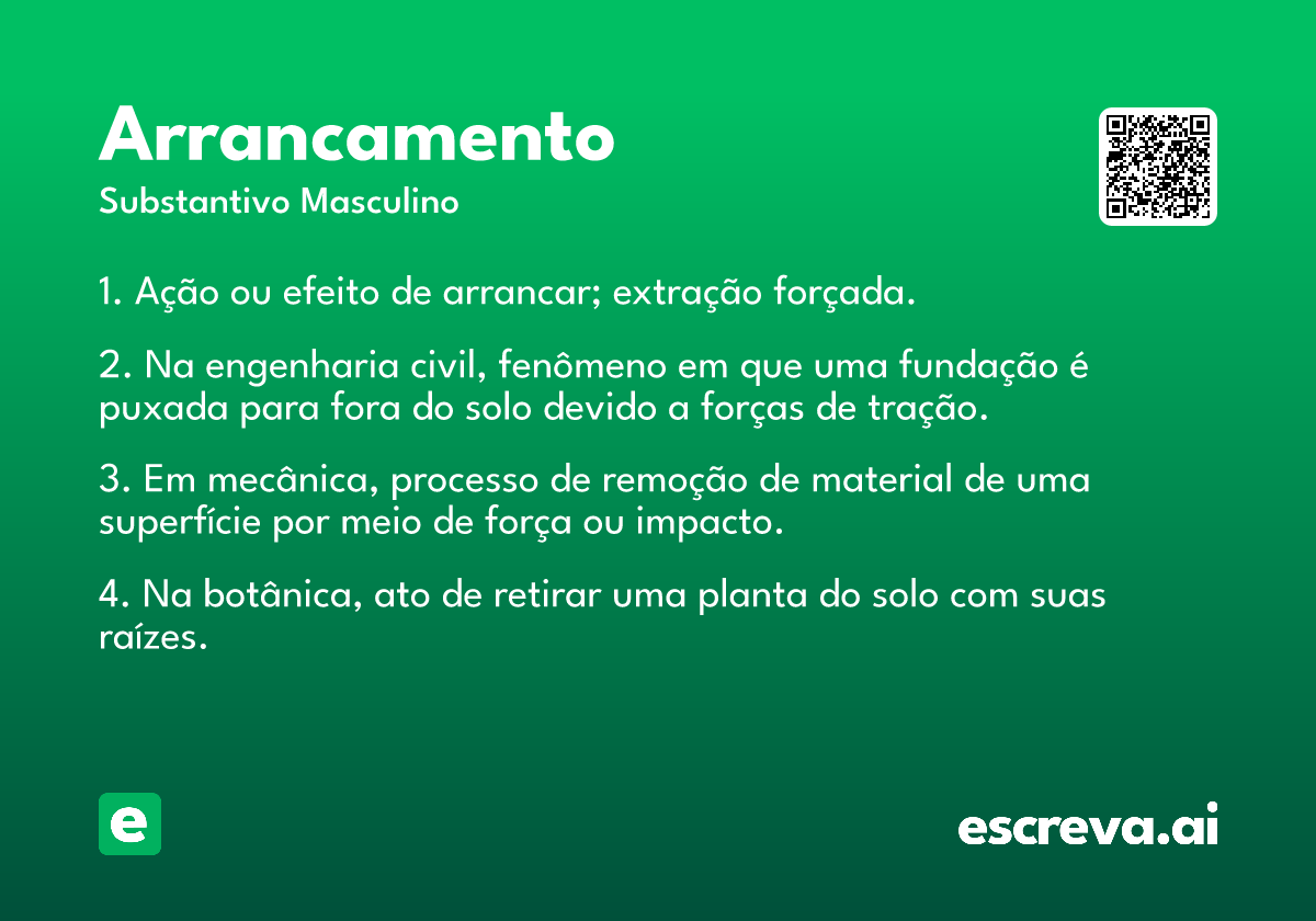 arrancamento