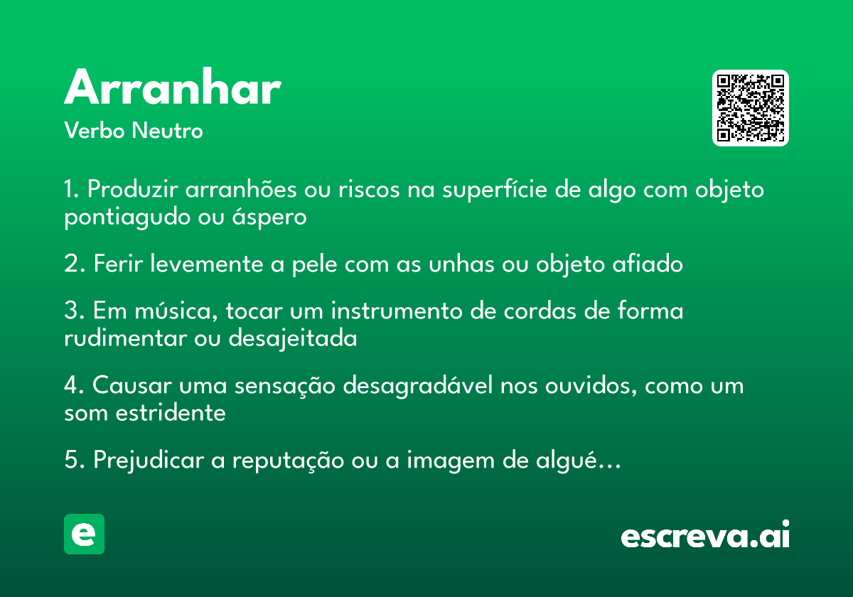 arranhar