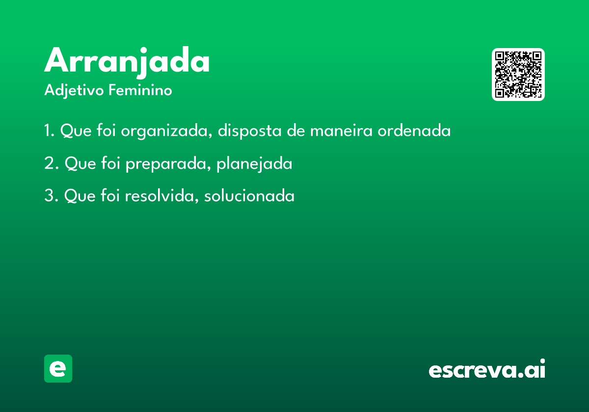 arranjada