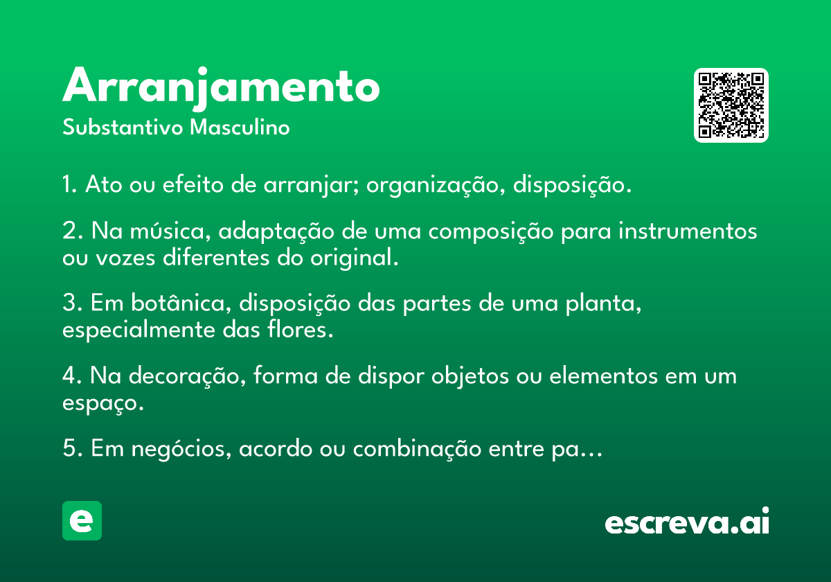 arranjamento
