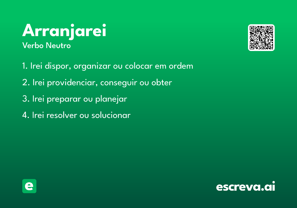 arranjarei